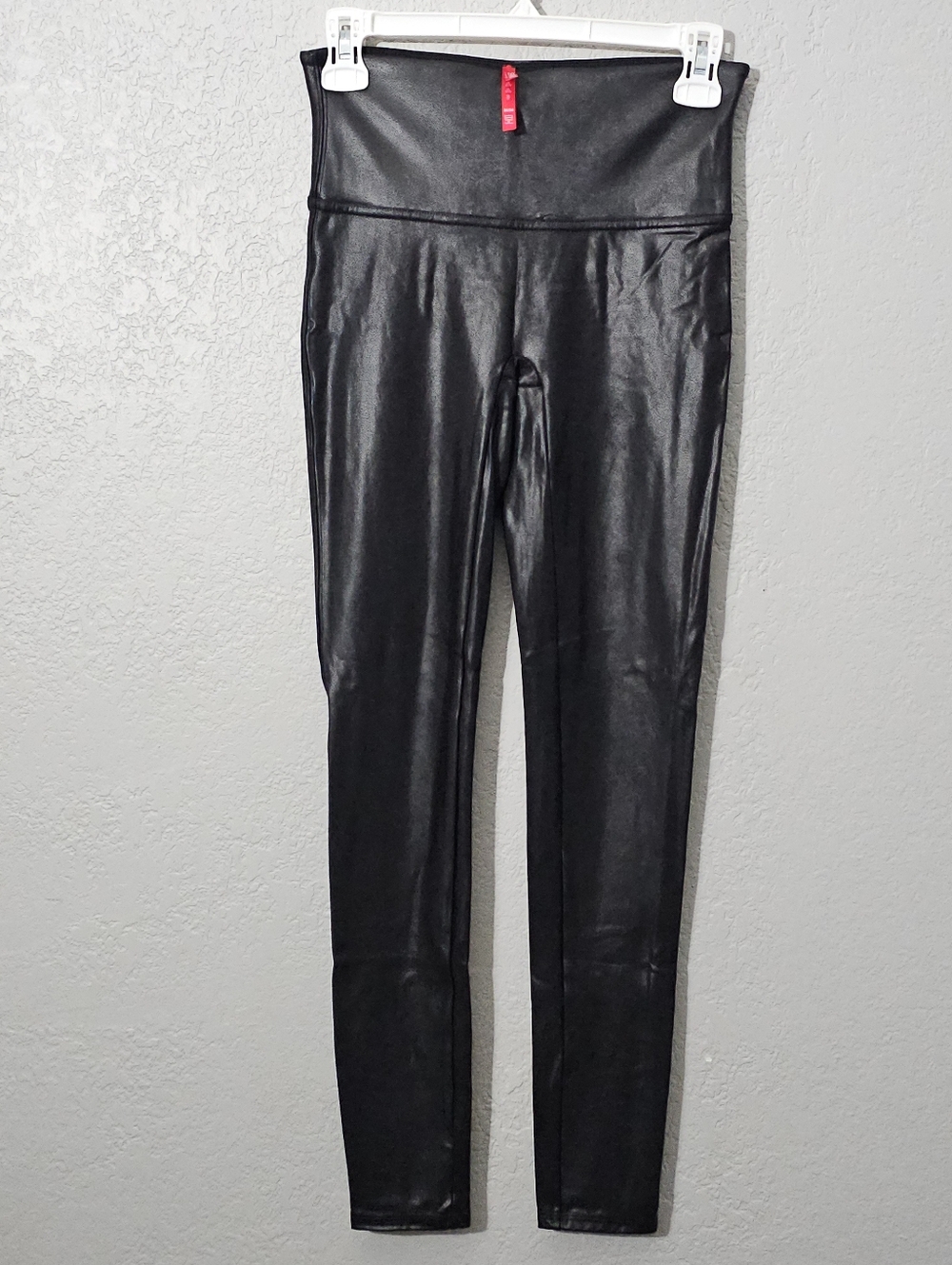 SPANX Faux Leather Leggings Black, Womens Medium Stretch - Picture 5 of 12